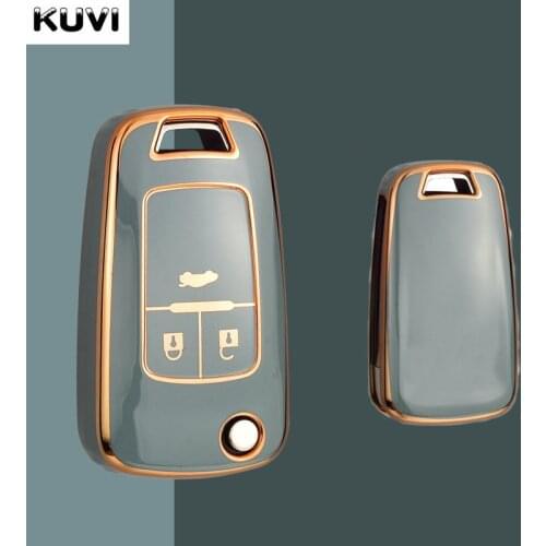 Electroplated Tpu Car Key Case Cover For Chevrolet Cruze Aveo Trax Opel Astra Corsa Meriva Zafira Antara J Buick Key Protection