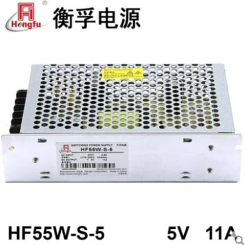 HengFu HF55W-S-5 Power Charger Transformer AC 220V to DC5V 11A Singel Output DC Switching Power