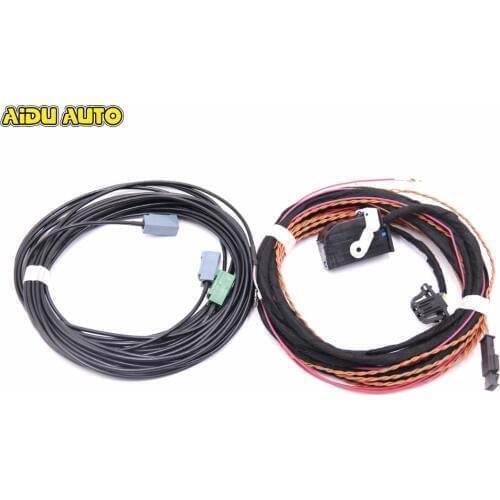 FOR Touareg 7P6 A4 A5 A6 A7 High Line Rear Camera KIT Guidance Line Install harness Wire Cable