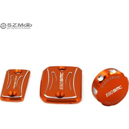 Front Rear Brake Clutch Cylinder Cover Reservoir For KTM 690 SMC-R 690SMC 2014-2019 Motocycle Accessories Oil Fluid Cap Tank Cup