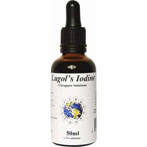 Lugols Iodine Drops 5% Solution 50ml Ultrapure Solutions