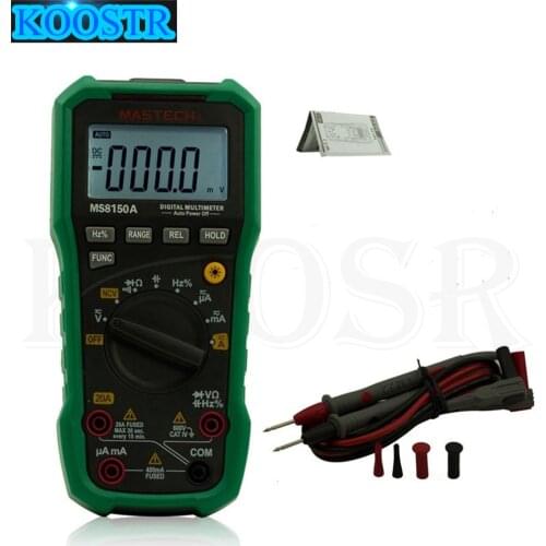 Mastech MS8150A Digital 4000 counts Auto Range Multimeter Voltage Current Resistance Tecrep Tester Ammeter Diagnostic-tool