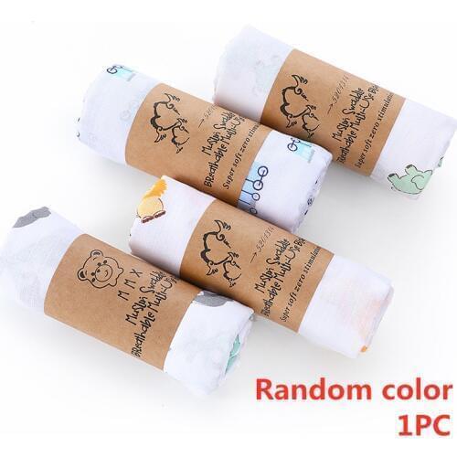 Random shipment Muslin Cotton baby quilt Baby Swaddles Soft Newborn Blankets Bath Gauze Infant Wrap sleepsack Stroller cover