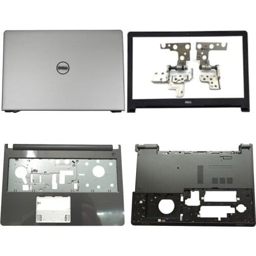 NEW For Dell Inspiron 15 5000 5555 5558 5559 LCD Back Cover/Front bezel/Hinges/Palmrest/Bottom Case 0J6WF4 0YYRT3 0T7K57 0PTM4C