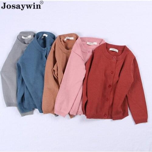 New Cardigan Sweater Baby Girls Boys Jumpers Knitted Sweater Kids Candy Colors Autumn Winter Newborn Sweater Baby Girl Clothes