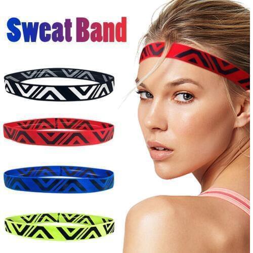 Candy Color Yoga Hair Bands Breathable Sweat-absorption Anti-slip Comfortable Sport Hairbands Hollow Out Sweat Head Bands