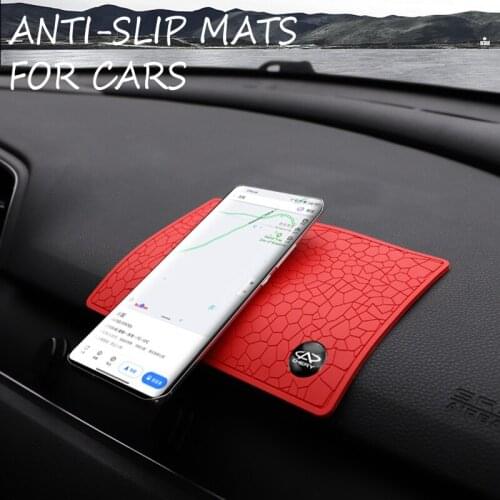 Anti Slip Mat Phone GPS Key Mp3 Car Sticky Anti-Slip Pad Accessories For Chery Fulwin QQ Tiggo T11 A1 Amulet M11 Eastar Elara IQ