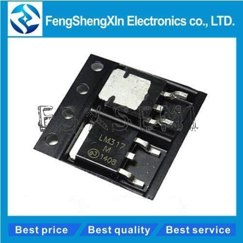 100pcs/lot LM317MDT LM317M LM317 voltage regulator TO-252