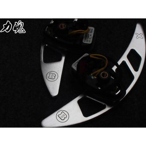 Fit for Mercedes-Benz AMG A45 E C63 C200L CLA45 Modified Barbos C43 Steering Wheel A4 shift knob shift paddles