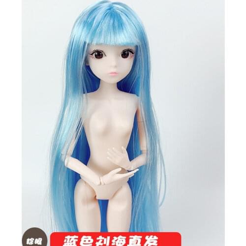 30cm 1/6 BJD Doll 20 Movable Jointed Dolls 3D Eyes Bjd Doll for Girls Toys Female Nude Body Fashion Girls Dress Up Gift