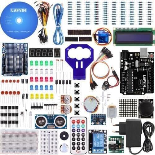 LAFVIN UNO Project Super Starter Kit including Ultrasonic Sensor, LCD1602 with Tutorial for Arduino
