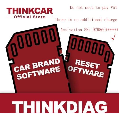 THINKCAR Thinkdiag All software for 2 Year PK Easydiag Open Car Manufacturer Reset Software Activate Full Software for Thinkdiag