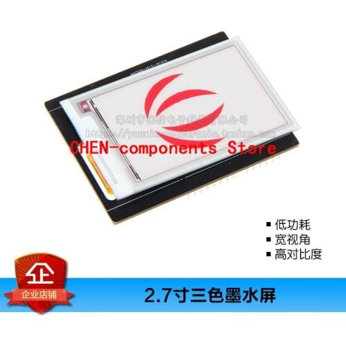 2.7 Inch Triple-Color E-Ink Shield for Arduino Electronic Ink Screen Expansion Board IIC I2C Three-color Display Module