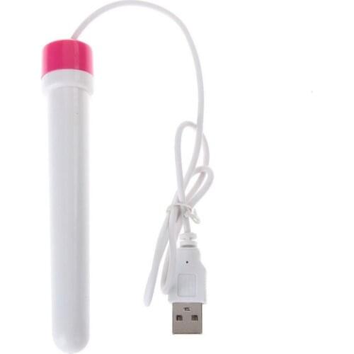 USB Heating Rod Smart Thermostat Vagina Warmer For Male Masturbator Masturbation Cup Rapid Heat 46 Degrees Adults Sex Toys