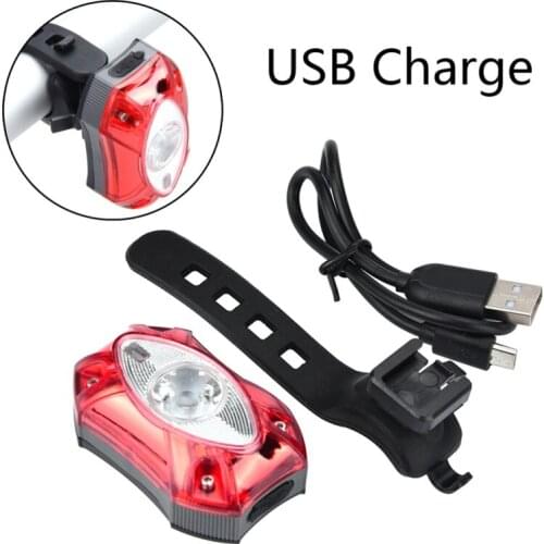 Bicycle LED Front Back Rear Tail Light Waterproof Safety Warning Light Outdoor Cycling Night Lamp MTB Flashlight Accessory