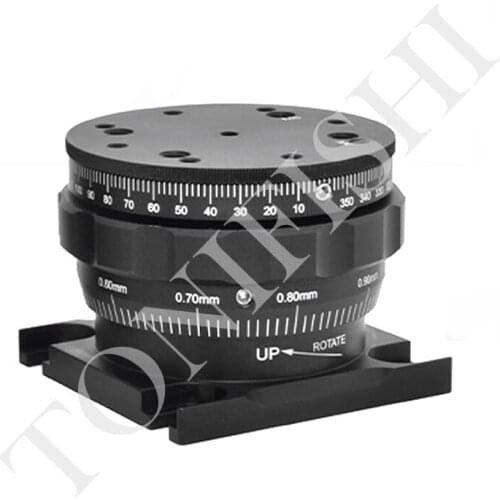 Z-TSX-R series 360°rotating lift table, scissor type stage rotating table, optical experiment table