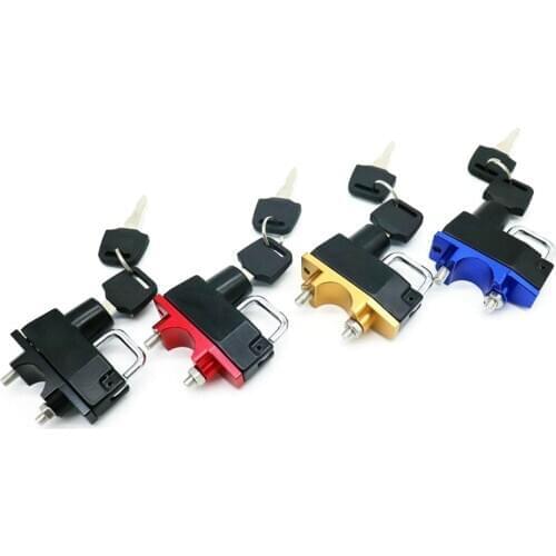 For HONDA CBR500R CB500F CB500X 2013-2020 Helmet Lock Motorcycle Accessories on Front Bar Clamp/ Rear Passenger Footrest Bracket