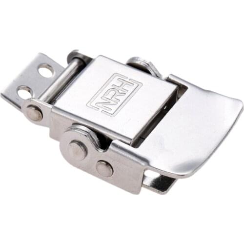1Pc Stainless Steel Lock Suitcases Wooden Box Toggle Latch Buckle Clasp Industrial Bags Hasp Box Buckle Luggage Hardware 46*27mm