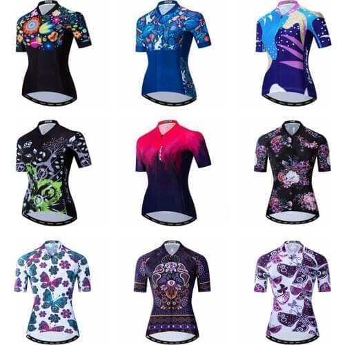 2020 Weimostar Cycling Jersey women Bike Jerseys female road MTB bicycle shirt Short Sleeve Ropa Ciclismo mail Girls Racing tops