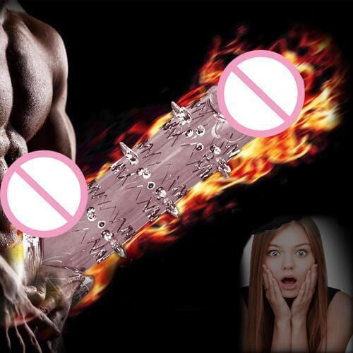 1pc Men Clear Penis Extension Sleeve Girth Enhancer Delay Ejaculation Sex Toys for man Conform to ergonomic structure convenient