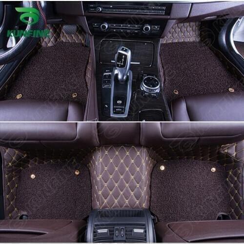 3D Car Floor Mat for Skoda Fabia Foot Mat Car Foot Pad with One Layer Thermosol Coil Pad Left Hand Driver Car Styling