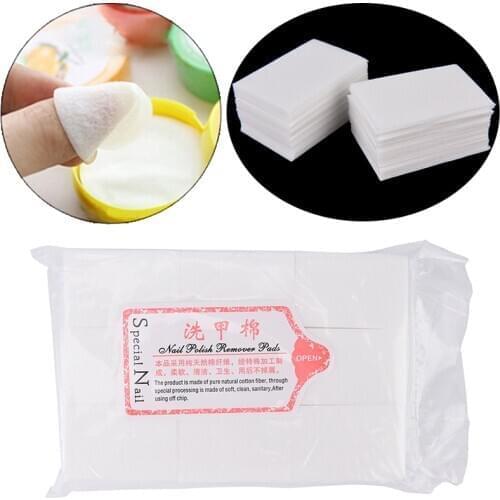 600pcs-700pcs/bag Nail Cotton Wipes Pad Nail Art Cleaning Tool UV Gel Nail Tips Polish Remover Cleaner Lint Paper
