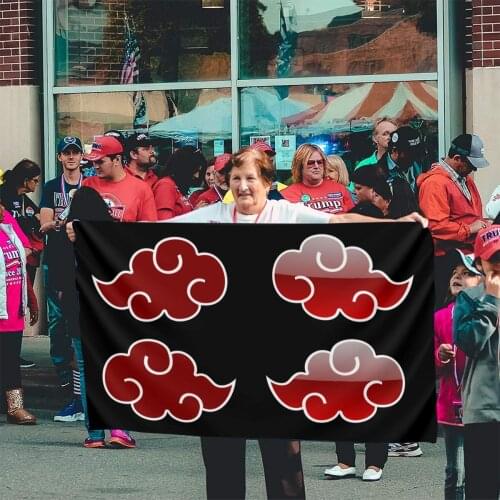 Akatsuki 67 Flag Banner Home Outdoor Gift Party Patch Russia Flag Beach Tent Indonesia