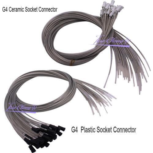 Lamp Base Lamp Socket G4 Light Holder Connector 50/100/200 /500cm Ceramic / Plastic LED Halogen Bulb Lighting Accessories PVC