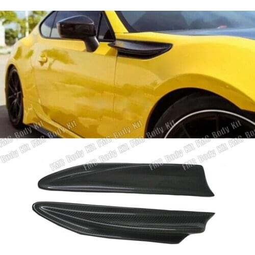 Fit For TOYOTA GT86 Subaru BRZ Carbon Fiber Leaf Plate Patch Leaf Plate Decorative Carbon Fiber Spoiler