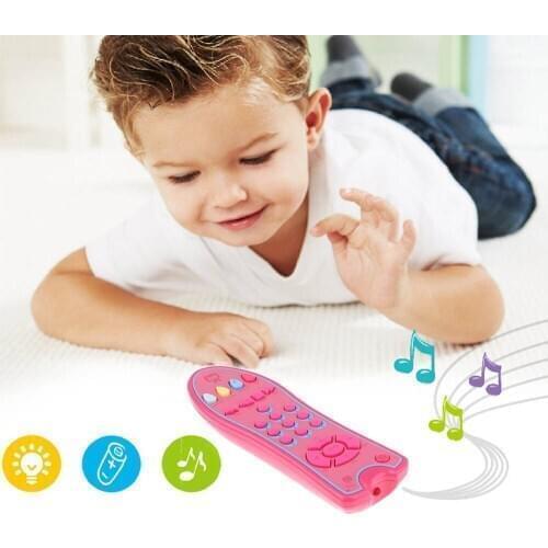 Music Mobile Phone TV Remote Control Baby Toys 3 languages Electric Numbers Remote Learning Machine Early Educational Toys Gifts