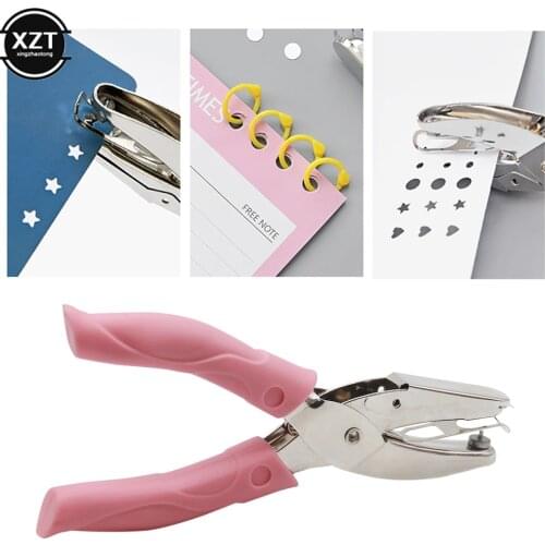 1.5MM/3MM/6MM Handle Hole Punch DIY Loose-leaf Paper Cutter Single Hole Puncher For Scrapbooking Tools Office Binding Supplies