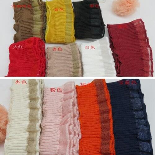 1piece Garment thread accessories lace knitted hem neckline cuffs ruffles spring new clothes accessories
