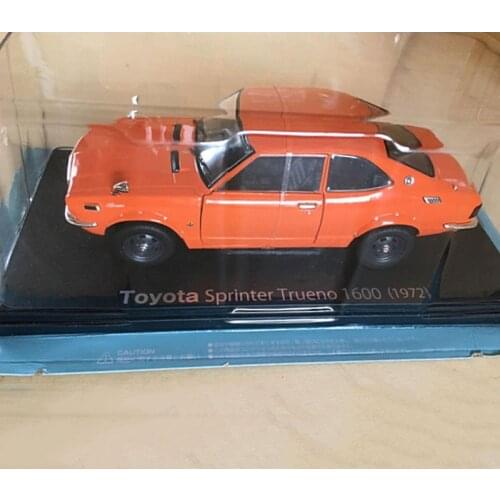 Diecast 1/24 Scale Toyota SPRINTER TRUENO 1600 1972 Alloy Simulation Car Model Collection Souvenir Ornaments Display Vehicle Toy