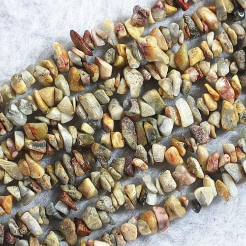 Fashion 12 Style Chalcedony Rhodochrosite Fluorite Natural Stone 5-7mm Irregular Gravel Chip Nugget Diy Spacer Beads 32inch B537