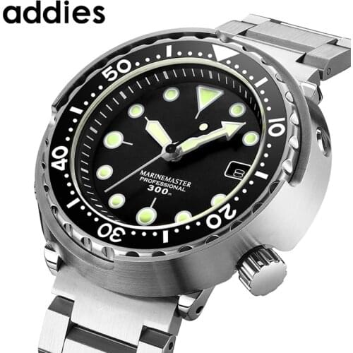 Men Automatic Watch Stainless Steel Diver Watch 300m Water Resistant Sport Watch Resistant Ceramics Bezel Sapphire Glass 2020