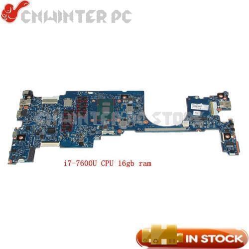 NOKOTION PC MAIN BOARD For HP EliteBook X360 1030 G2 Motherboard i7-7600U CPU 16GB RAM OLDMAN-6050A2848001-MB-A01 920054-601