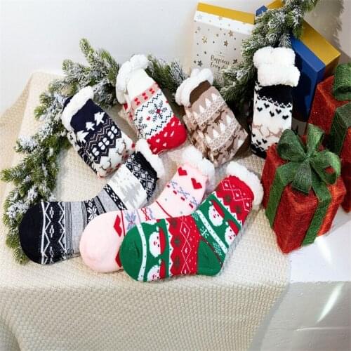 2021 New Autumn Winter Animals Cartoon Pattern Series Cotton Ladies Floor Socks Cute Style For Christmas Gift Women Crew Sox