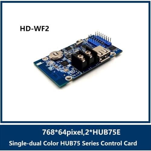 HD-WF2 Support HUB75 port LED full color module/panels control card , Wi-Fi & U-disk control card