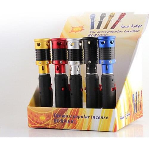 Portable Handheld Incense Burner Lighter Direct Spray Aroma Diffuser (incense Burner) Cigarette Lighter Accessories Men Gift