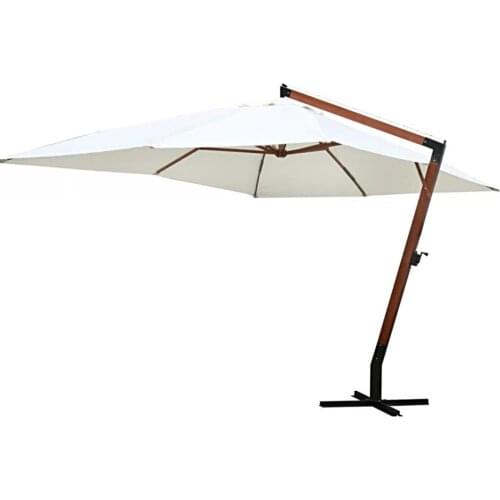 Twist Tilt Fully Aluminium Marketing Patio Sun Shade Umbrella Parasol Outdoor