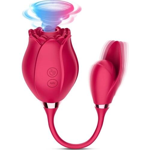 Female Clitoral Vibrator Vaginal Sucking Stimulator Rose Toy 10 Modes Nipple Massager, Adult Sex Toy Suitable For Female Orgasms