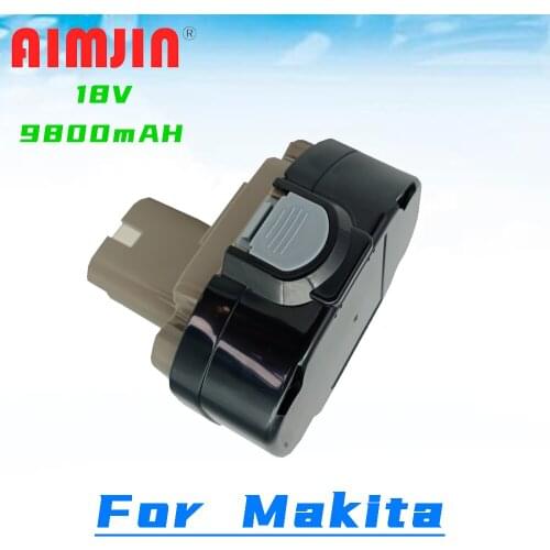 18V 9800mAH Ni-CD Rechargeable Tools Battery 18V 4.8AH Ni-Cd for MAKITA 1822 192826-5 192827-3 PA18 Free Shipping