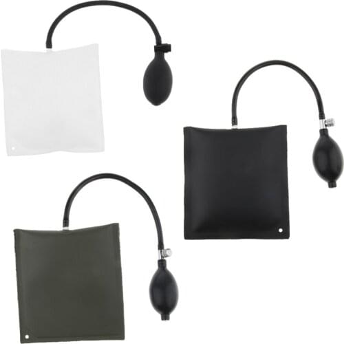 3Pieces Air Pump Wedge Inflatable Leveling Alignment Shim Bag Tool 15x15cm, Easy going in and strong enough