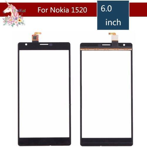 6.0" For Nokia Lumia 1520 N1520 LCD Touch Screen Digitizer Sensor Outer Glass Lens Panel Replacement