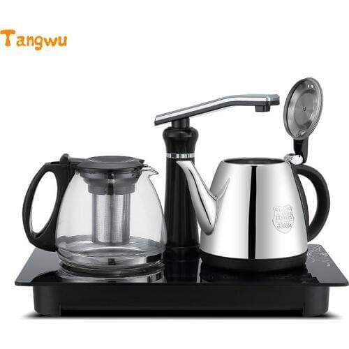 Free shipping new automatic water pumping electric kettle make tea pot insulation suit Electric kettles