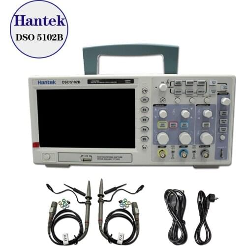 Hantek DSO5102B Digital storage oscilloscope 100MHz 1GSa/s better than ADS1102CAL