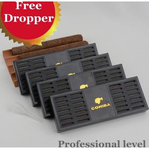 Cohiba cigar humidifier professional cigar accessories humidor Cuban cigars in cedar wood cigar cabinet cigar case storage box
