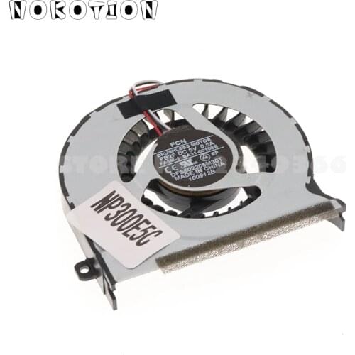 NOKOTION CPU Cooling Fan For SAMSUNG NP300V4A 300E4A NP300V5A NP305V4A NP300E5C 200A4B Notebook Laptop 3Pin Cooler
