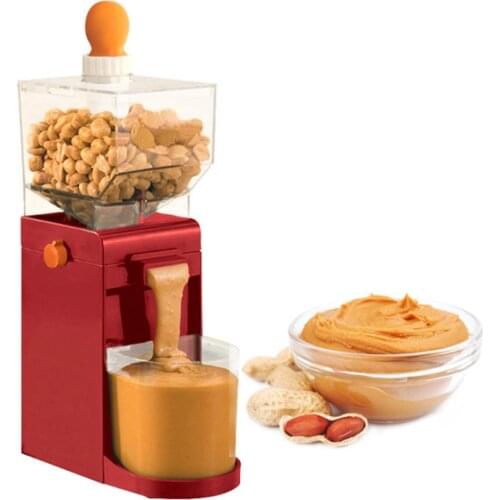 500ML Electric Grinder Peanut Deep-fried Peanut Butter Maker Cashews Hazelnuts Coffee Grinding Machine Peanut Butter Grinder