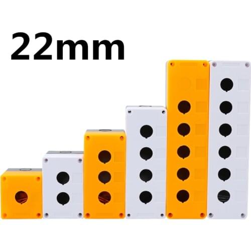 22mm Installation Aperture Waterproof Dust-proof XB2 LA38 LAY37 Button Switch Control Box 1/2/3/4/5 Hole Height 65mm XAL BX